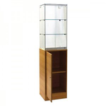 3. Locking Tower Display with Storage (showcase only)
