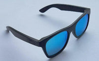 Turt Sunglasses, Midnight Blues, Brilliant Blue Lenses with Black Bamboo Frames
