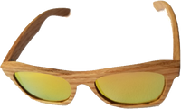 Turt Sunglasses, Sunset Gold, Bamboo, Natural