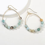 Amazonite Water Drop Earrings