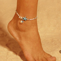 Seaside Beaded Anklet